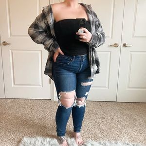 American Eagle Distressed Jegging Super Stretch Jeans